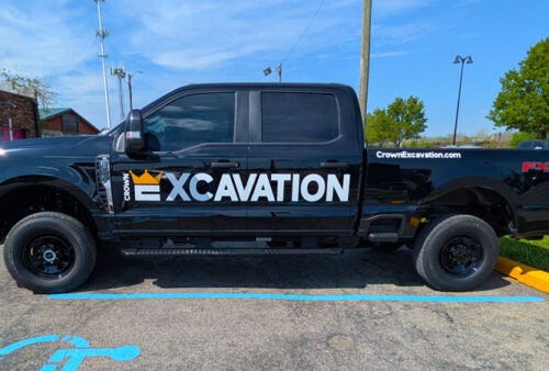 Crown Excavation decals